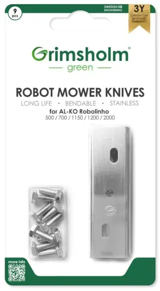 Produktfoto för Kniv till AL-KO Robolinho 500E / 700E / 1150E / 1200E / 2000E