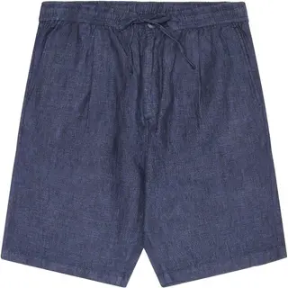 Produktfoto för KnowledgeCotton Apparel Fig Loose Linen Shorts Total Eclipse