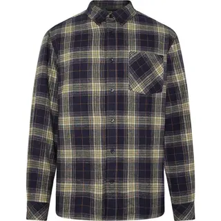 Produktfoto för KnowledgeCotton Apparel Organic Cotton Checked Flannel Shirt GOT Blue Check Blue Check L