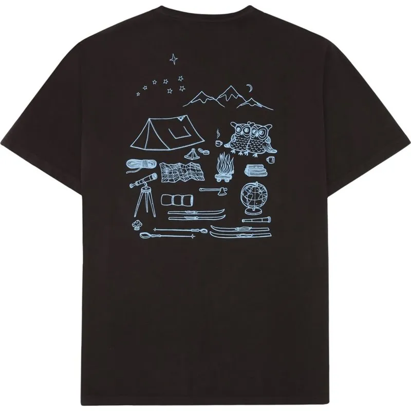 Bild 2 för KnowledgeCotton Apparel Regenerative Organic Cotton Back Print T Chocolate Torte Chocolate Torte XXL