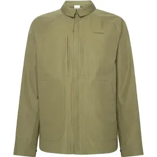 Produktfoto för KnowledgeCotton Apparel Vent Canvas 200 Classic Overshirt Burned Olive