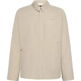 Produktfoto för KnowledgeCotton Apparel Vent Canvas 200 Classic Overshirt Light Feather Gray