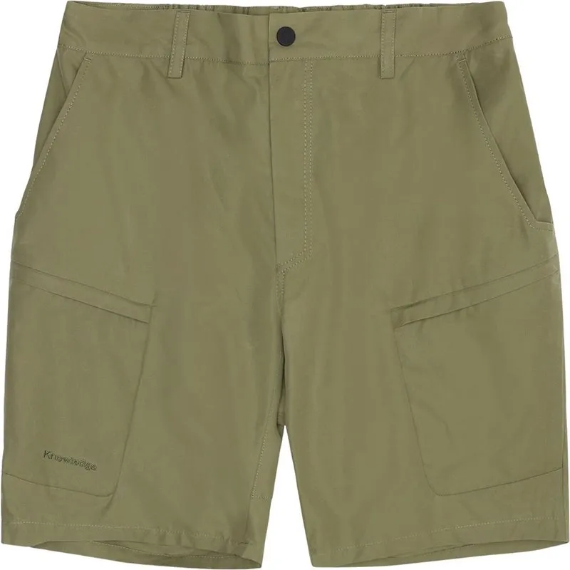 Bild 1 för KnowledgeCotton Apparel Vent Canvas 200 Classic Shorts Burned Olive