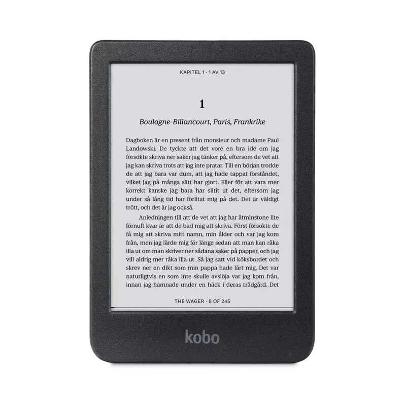 Alternativ bild 0 för Kobo Clara BW - eBook-läsare - 16 GB - 6 E Ink Carta 1300 (1448 x 1072) - pekskärm - Bluetooth, Wi-Fi 5