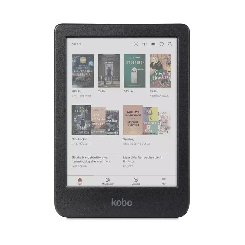 Alternativ bild 0 för Kobo Clara Colour - eBook-läsare - 16 GB - 6 E Ink Kaleido 3 (1448 x 1072) - pekskärm - Bluetooth, Wi-Fi 5