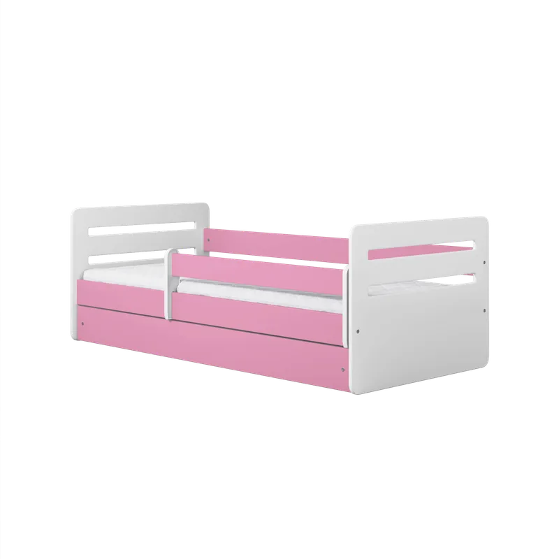 Alternativ bild 0 för Kocot Kids Barnsäng - Tomi Rosa - Med Låda Och Madrass 160x80 Cm