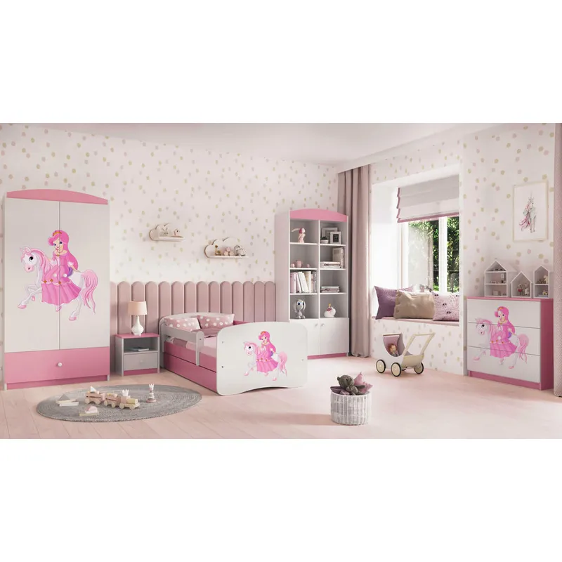 Bild 5 för Kocot Kids Byrå - Babydreams Rosa - Princess On Horse