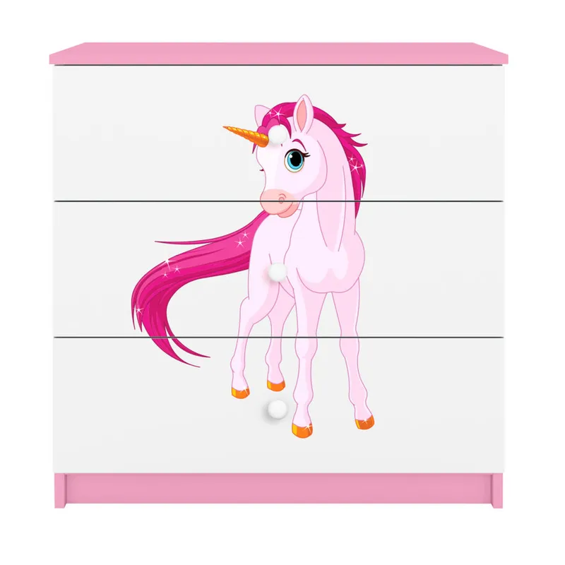 Bild 3 för Kocot Kids Byrå - Babydreams Rosa - Unicorn