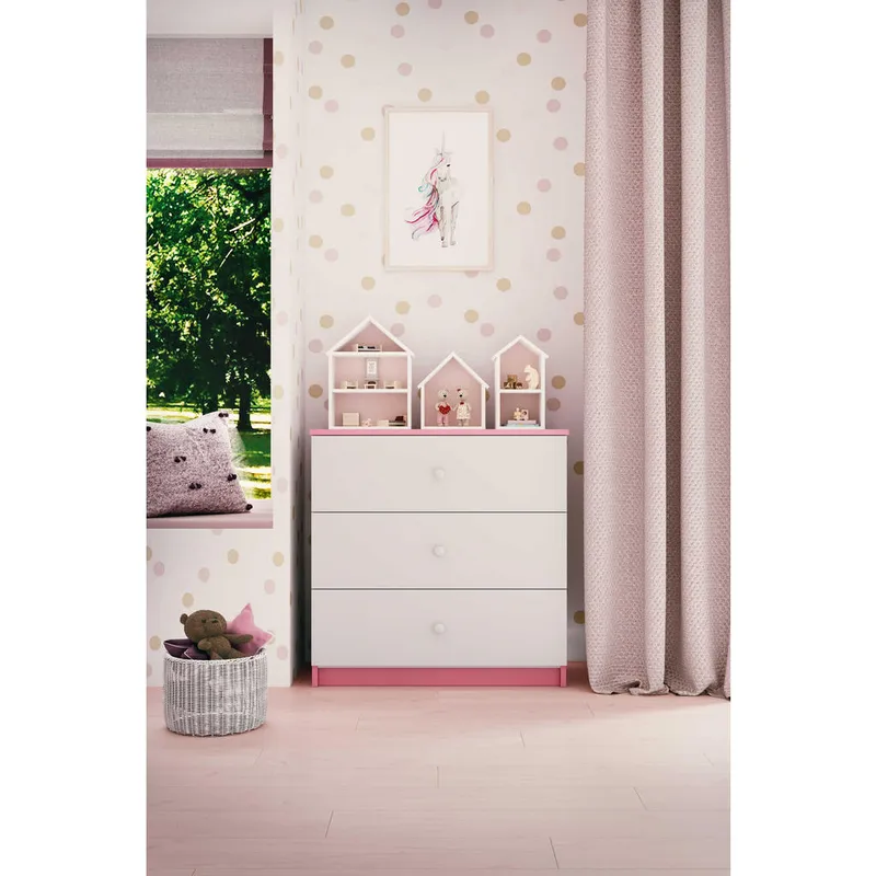 Bild 3 för Kocot Kids Byrå - Babydreams Rosa - Without Picture