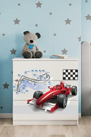 Produktfoto för Kocot Kids Byrå - Babydreams Vit - Formula One