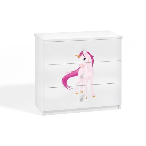 Alternativ bild 0 för Kocot Kids Byrå - Babydreams Vit - Unicorn