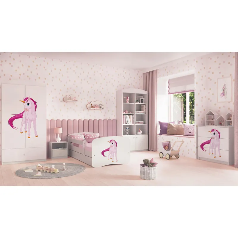 Bild 2 för Kocot Kids Byrå - Babydreams Vit - Unicorn