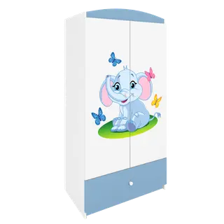 Produktfoto för Kocot Kids Garderob Babydreams Blå - Elephant