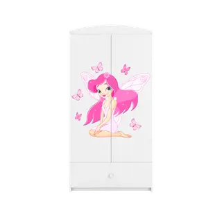 Produktfoto för Kocot Kids Garderob Babydreams Vit - Fairy With Butterflies