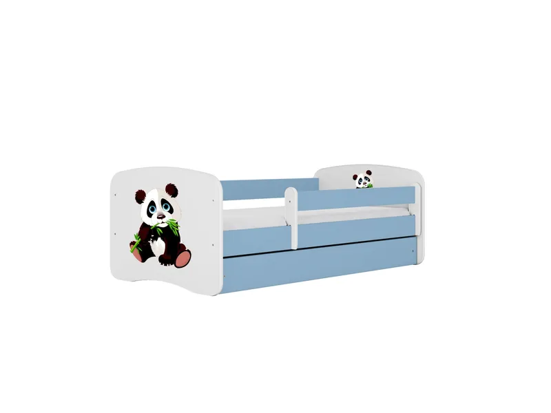 Alternativ bild 0 för KOCOT KIDS S&auml;ng babydreams bl&aring; panda 2 utan l&aring;da med madrass 140/70