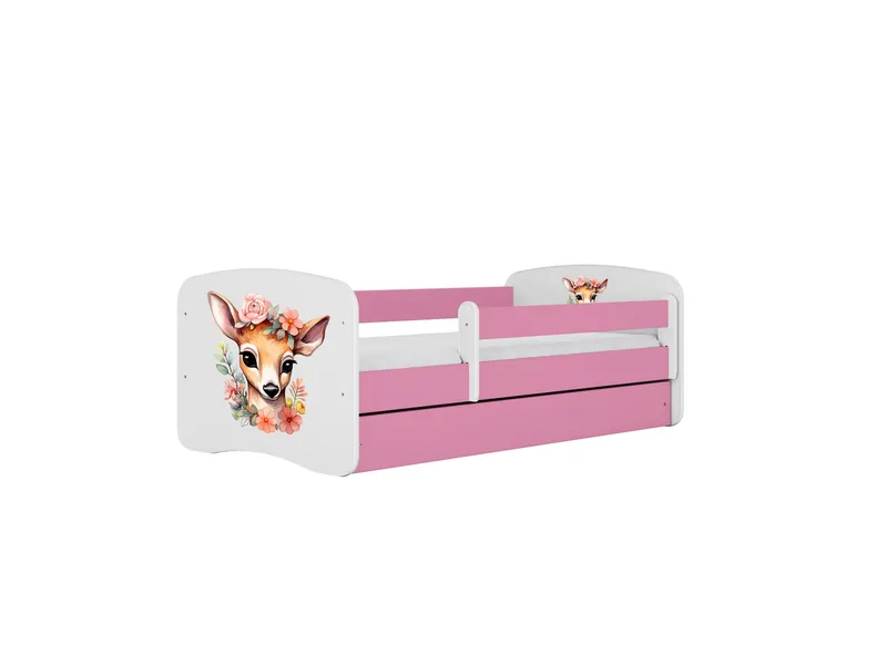 Alternativ bild 0 för KOCOT KIDS S&auml;ng babydreams rosa bambi utan l&aring;da med madrass 160/80