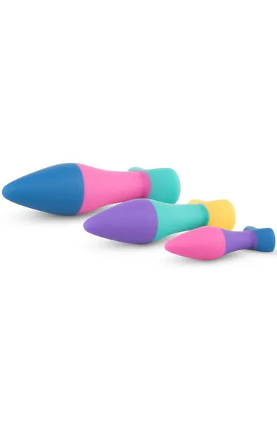 Bild 2 för Koda Butt Plug Set - Multi Coloured