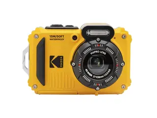 Produktfoto för Kodak PixPro, 16 MP, 1920 x 1080 pixlar, 1/2.7, BSI CMOS, 4x, Gul