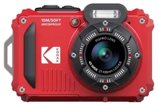 Produktfoto för Kodak PIXPRO WPZ2, 16,76 MP, 4608 x 3456 pixlar, BSI CMOS, 4x, Full HD, Röd