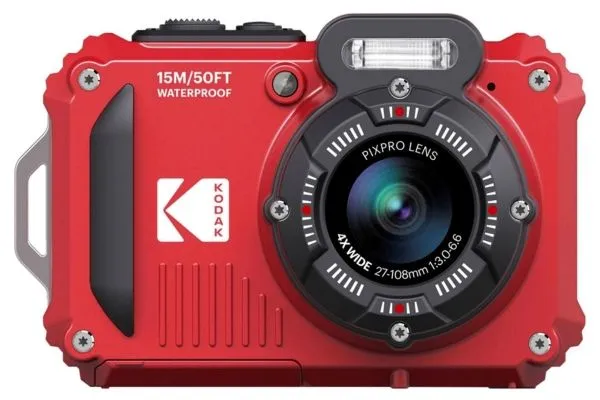 Alternativ bild 0 för Kodak PIXPRO WPZ2, 16,76 MP, 4608 x 3456 pixlar, BSI CMOS, 4x, Full HD, Röd