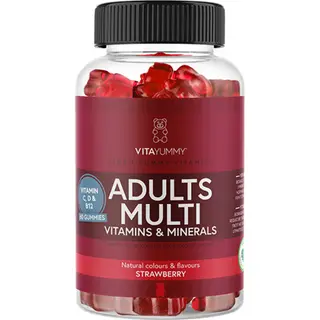 Produktfoto för Köp 2 få 30% | VitaYummy Adults Multivitamins Strawberry 60 gummies