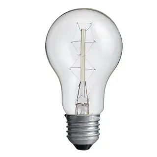 Produktfoto för Koltrådslampa Klar 55W E27