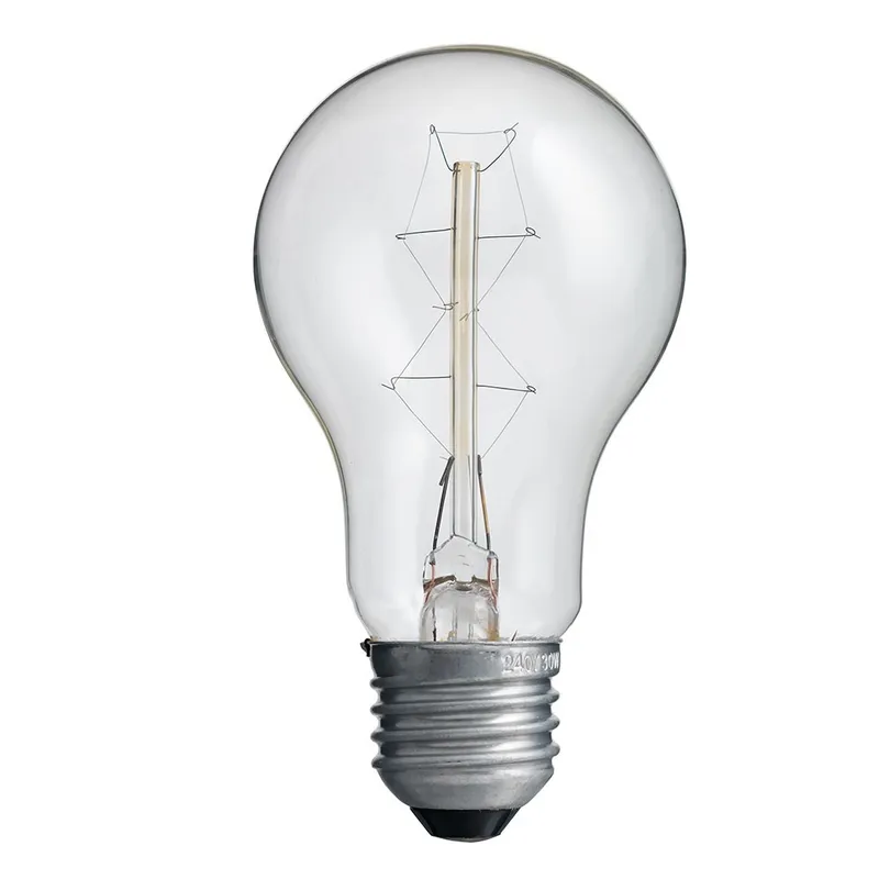 Alternativ bild 0 för Koltrådslampa Klar 55W E27