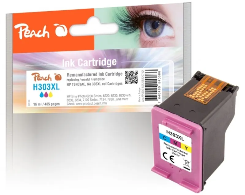 Alternativ bild 0 för Kompatibel med 303XL (T6N03AE) Bläckpatron färg för HP