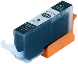 Produktfoto för Kompatibel med CLI-521BK Bläckpatron svart för Canon