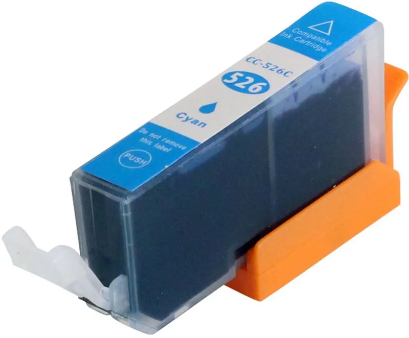 Alternativ bild 0 för Kompatibel med CLI-526C Bläckpatron cyan för Canon