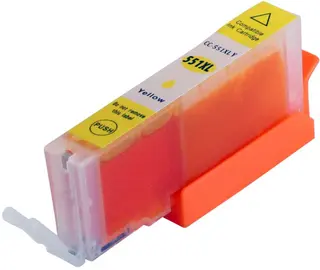 Produktfoto för Kompatibel med CLI-551Y Bläckpatron gul för Canon