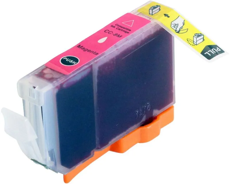 Alternativ bild 0 för Kompatibel med CLI-8M Bläckpatron magenta för Canon