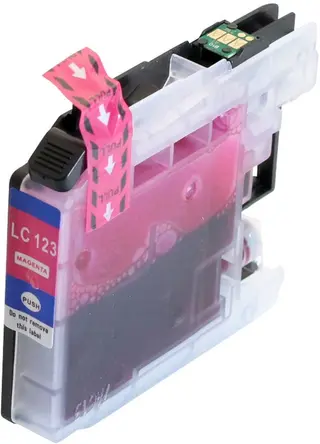 Produktfoto för Kompatibel med LC123M Bläckpatron magenta för Brother