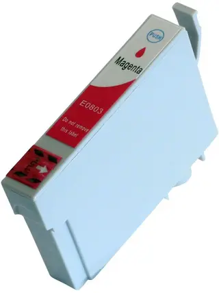 Produktfoto för Kompatibel med T0803 Bläckpatron magenta för Epson