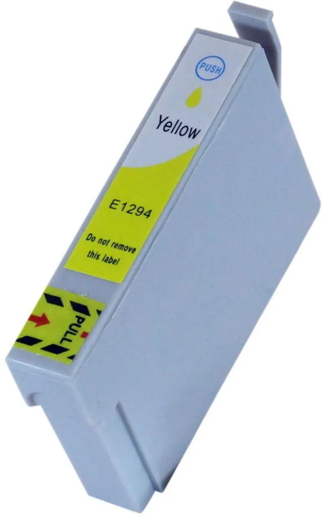 Alternativ bild 0 för Kompatibel med T1294 Bläckpatron gul för Epson