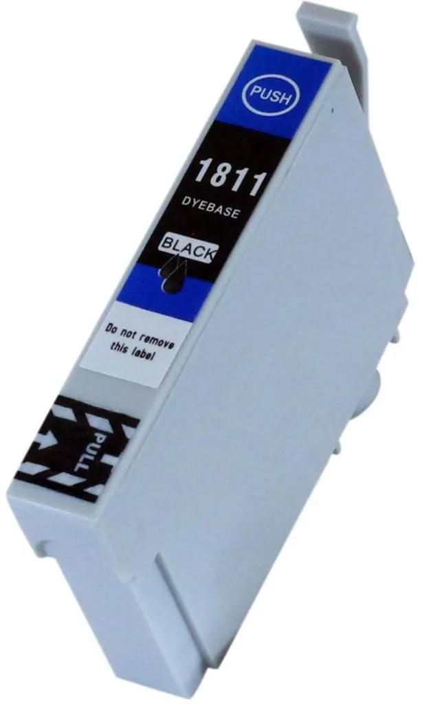 Alternativ bild 0 för Kompatibel med T1811 Bläckpatron svart för Epson