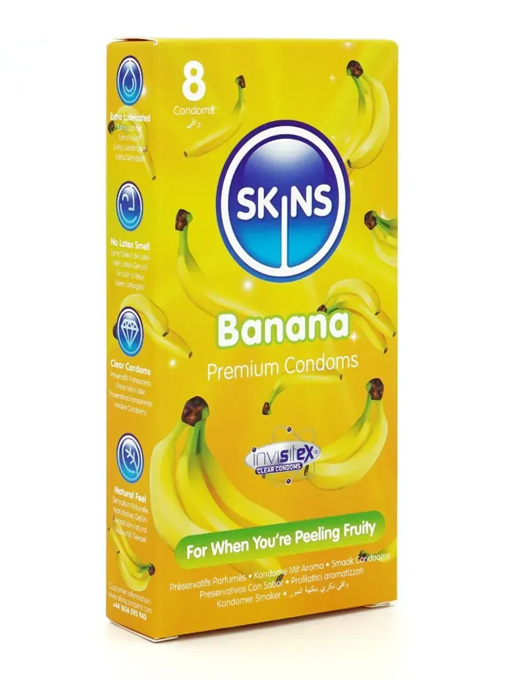 Bild 1 för Kondomer med Banansmak 12-pack