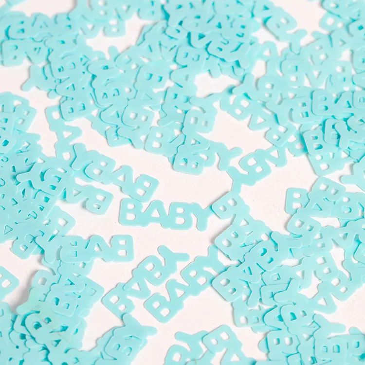 Alternativ bild 0 för Konfetti Blå "BABY" 14g