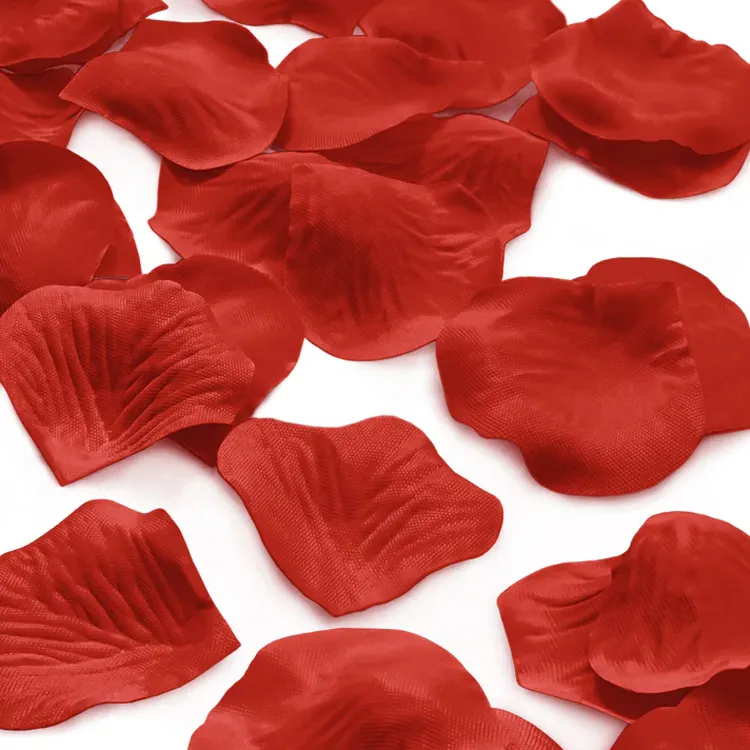 Alternativ bild 0 för Konfetti Rosenblad Röd 100st