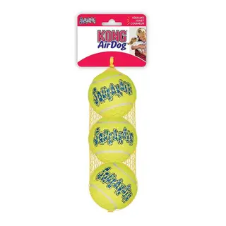 Produktfoto för KONG AirDog Squeaker Tennisbollar 3-pack (M)