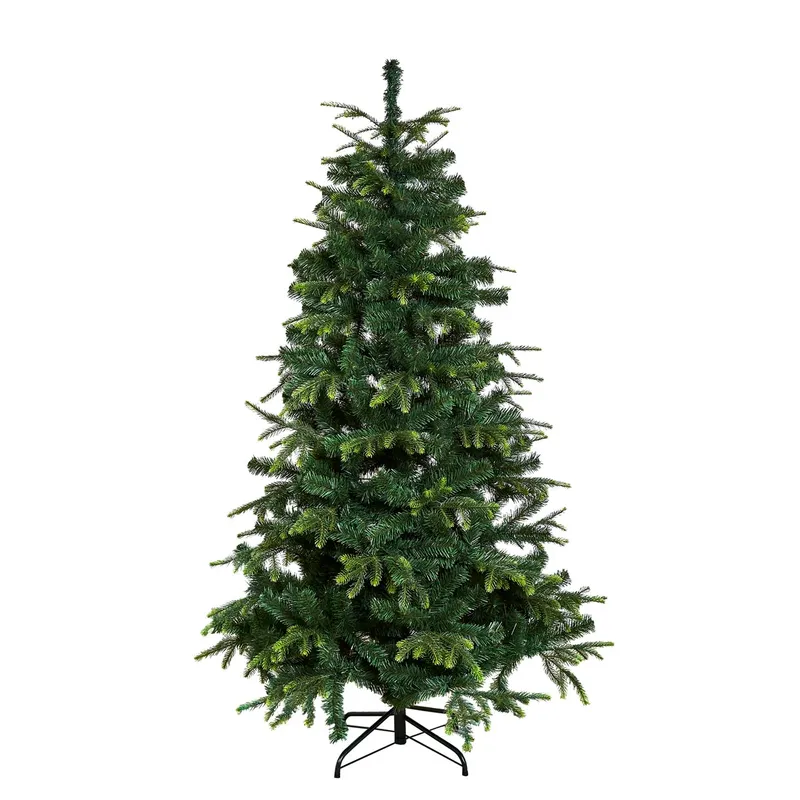 Bild 1 för Konstgjord julgran PE/PVC ALVA, klass A, 170x116 cm u/LED NORDIC WINTER (780-205)
