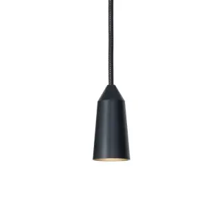 Produktfoto för Konsthantverk - Massiv Double Conic Taklampa Black