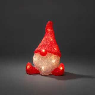 Produktfoto för Konstsmide B/O Tomte akryl 26cm 6228-103