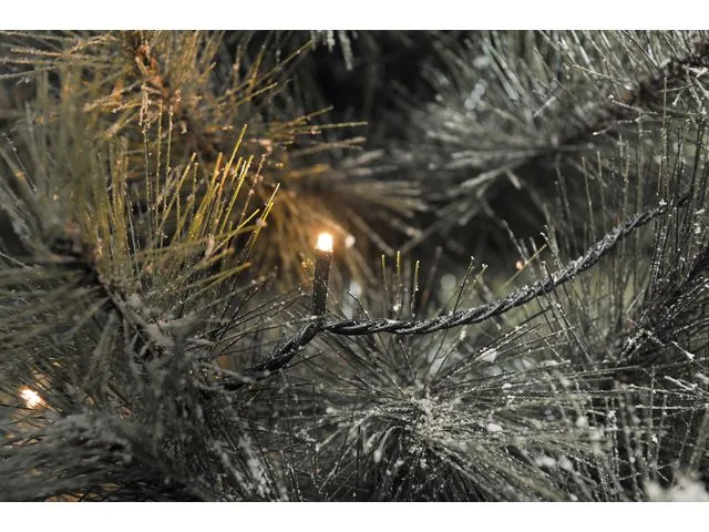 Alternativ bild 0 för Konstsmide Micro LED - Ljuskedja - LED - klass G - bärnstensgult ljus - svart
