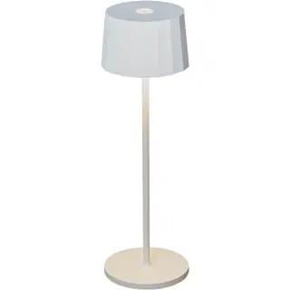 Produktfoto för Konstsmide Positano bordslampa vit USB