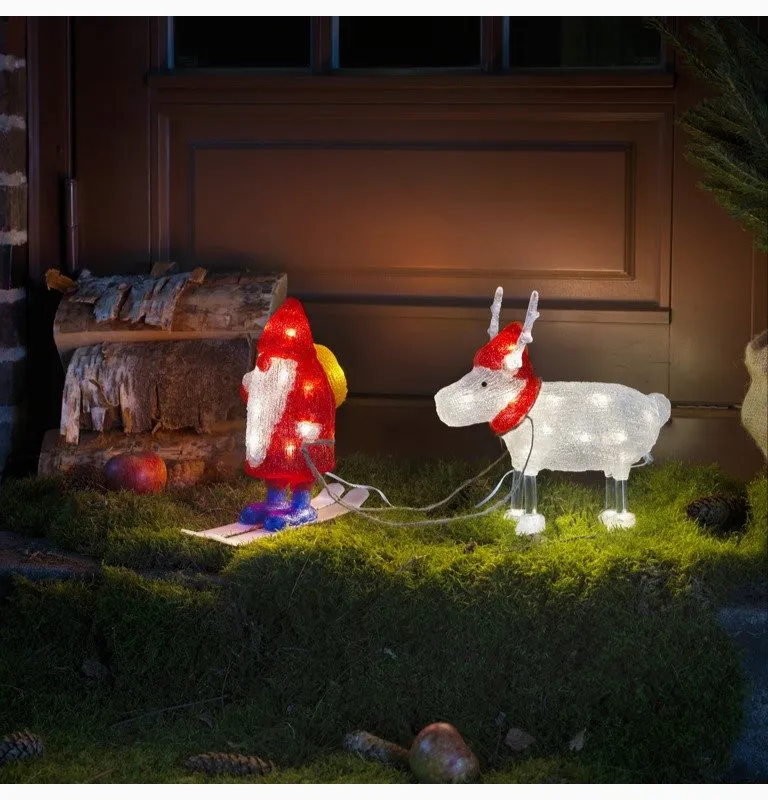 Alternativ bild 0 för Konstsmide Tomte med ren akryl 6239-103