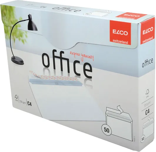 Alternativ bild 0 för Konvolutter Elco Office Shop-box C4, pakke a 50 stk.