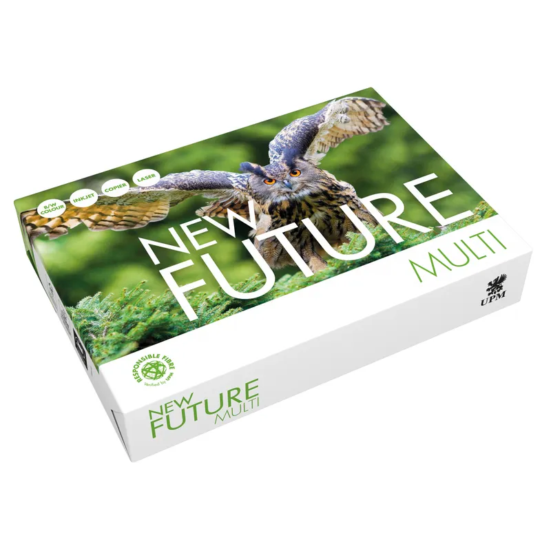 Alternativ bild 0 för Kopipapir New Future Multi A5 80g hvid - (500 ark)