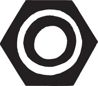 Produktfoto för Kopparbelagd låsmutter