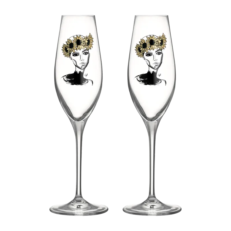 Alternativ bild 0 för Kosta Boda - All About You Champagneglas 24 cl 2-pack Let´s celebrate you